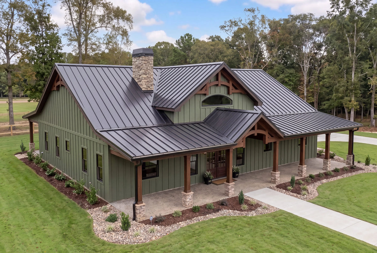 Arden 2,240 square foot house plan exterior with farmhouse-inspired design